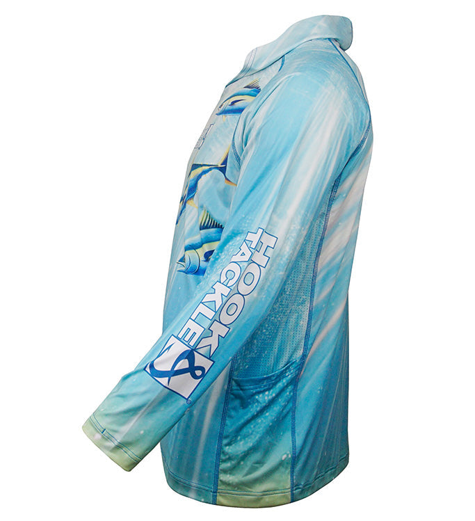 Cagoule de Pêche UV Homme Tuna Abyss avec Guêtre Intégrée