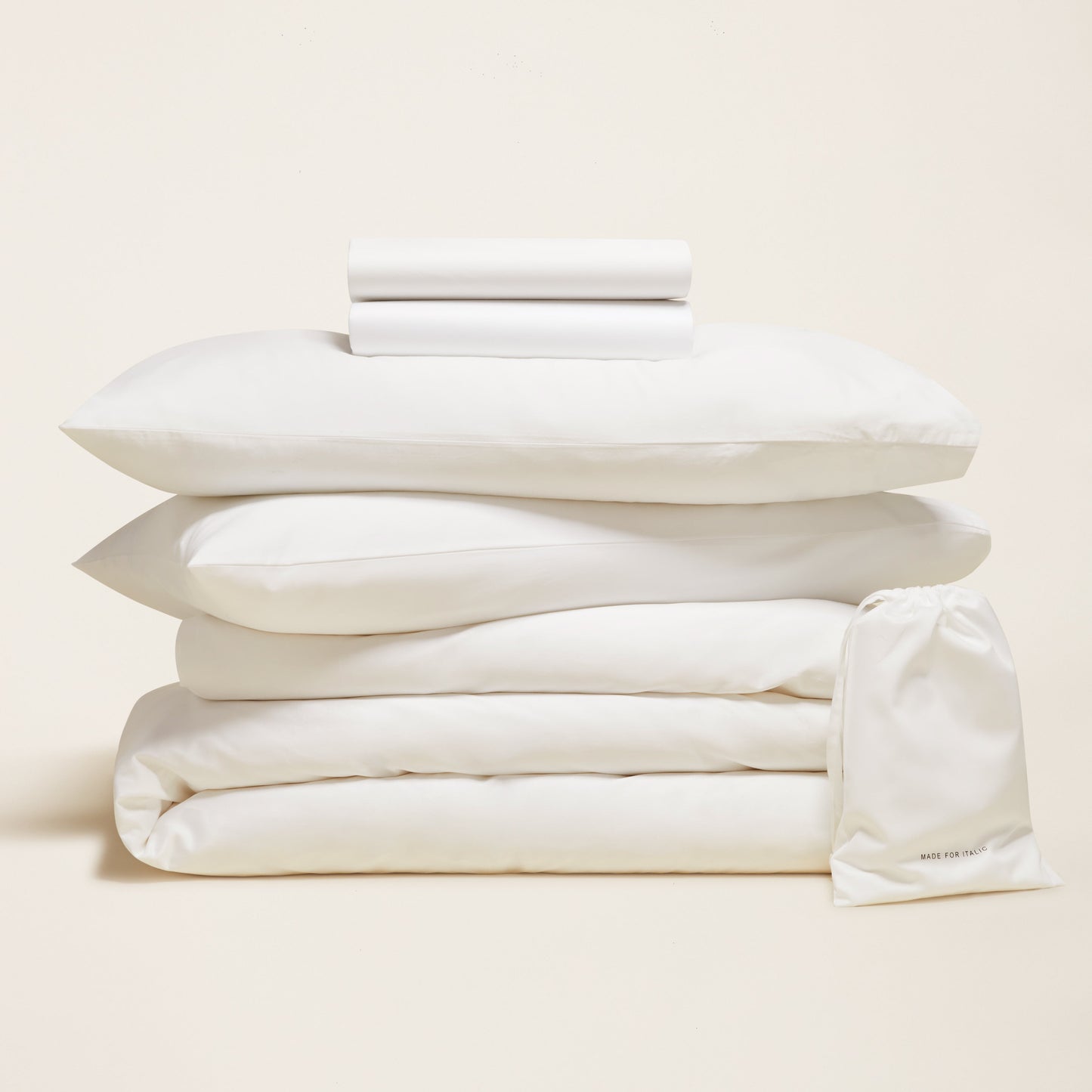 Parure de lit de luxe en satin de coton australien