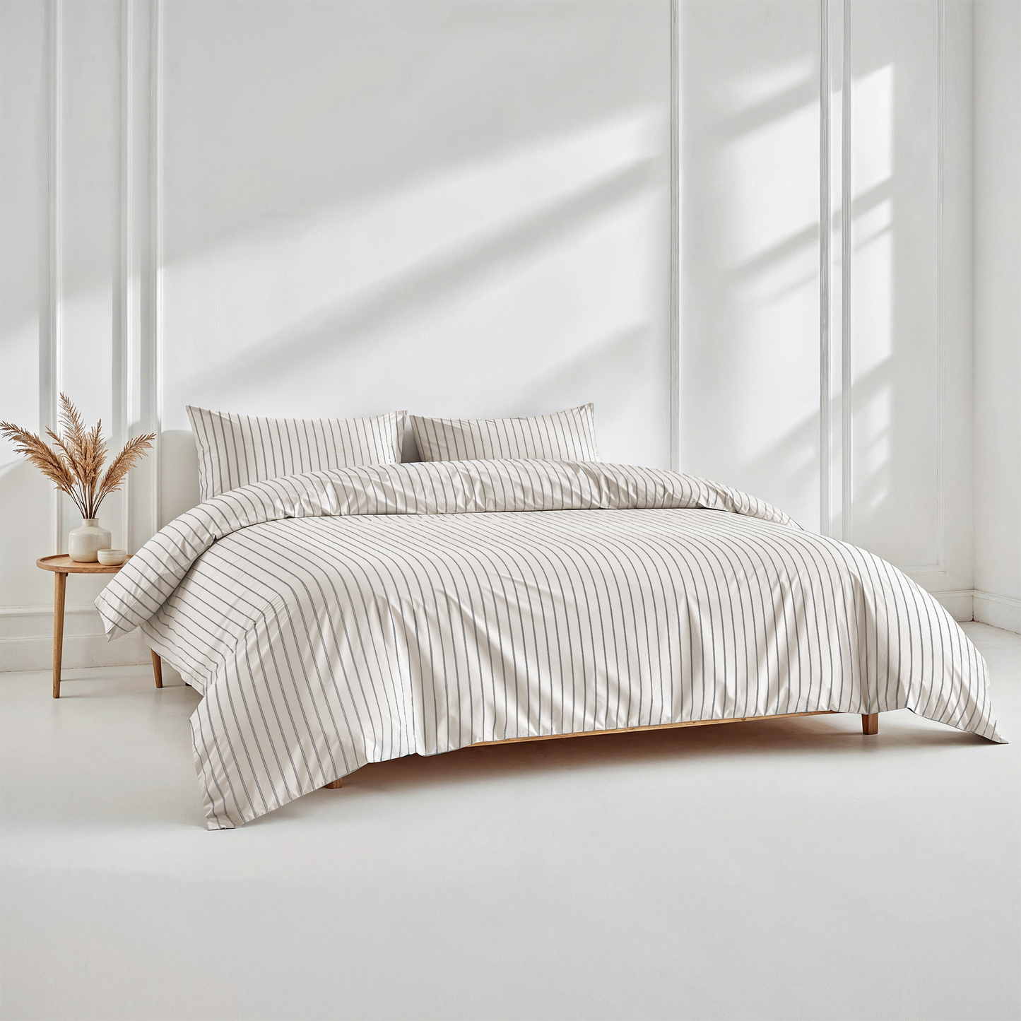 Parure de lit de luxe en satin de coton australien