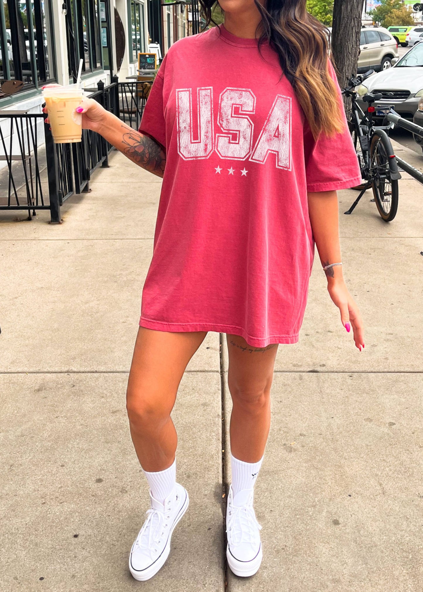Youth USA Star Tee *5 Colors (XS-XL)