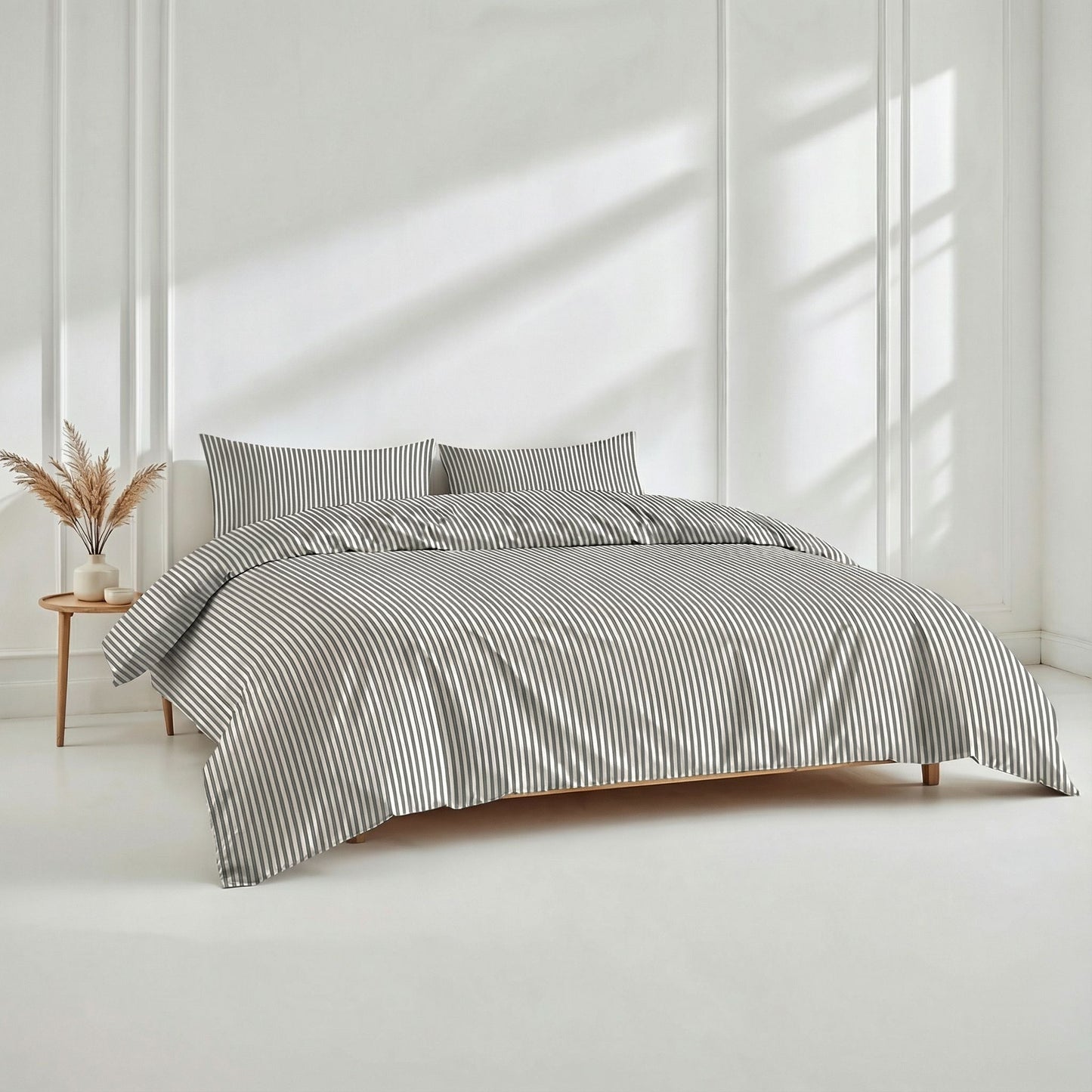Parure de lit de luxe en satin de coton australien