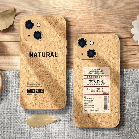 Cork Wood iPhone Case