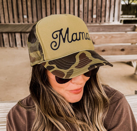 Mama Pocket Trucker Hat *10 Colors