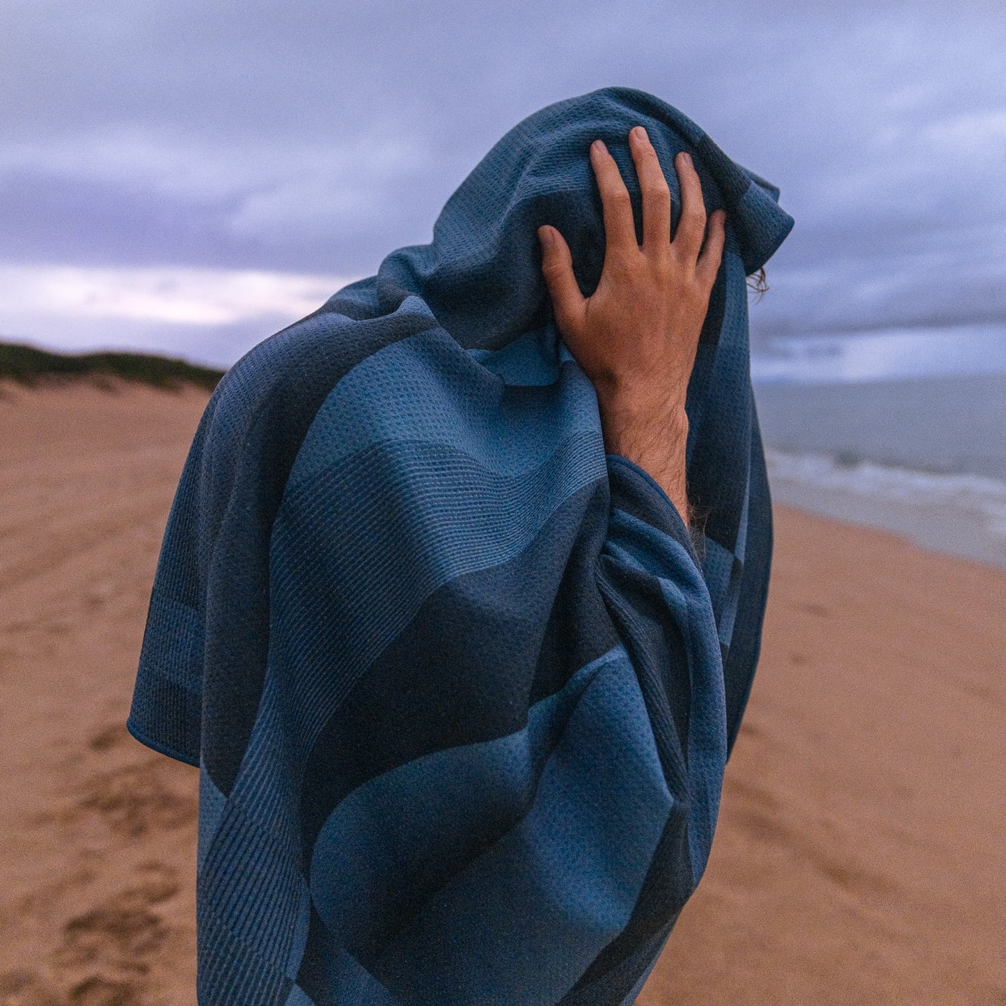 Laek Beach Towel Deep Blue Ocean