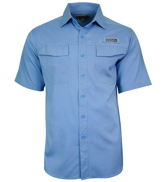 Chemise de pêche ventilée anti-UV à manches courtes Troller pour hommes