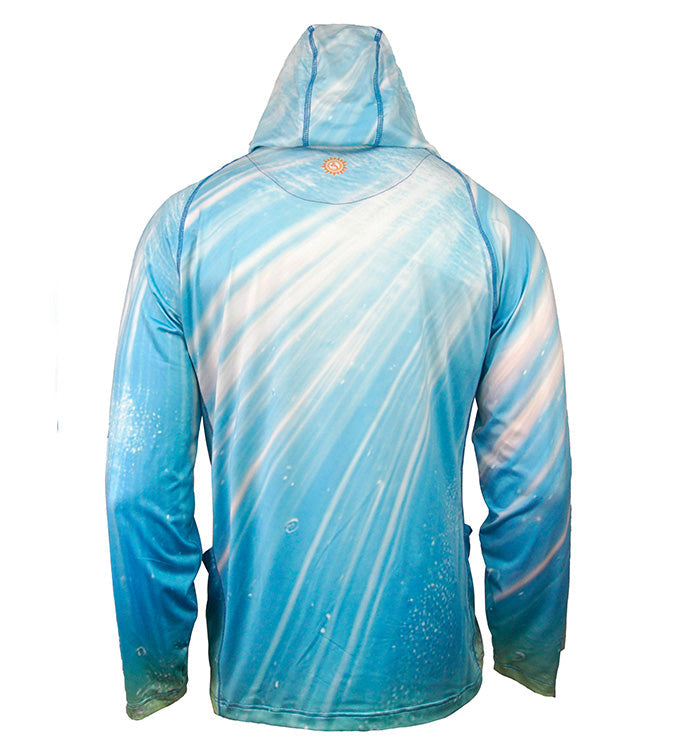 Cagoule de Pêche UV Homme Tuna Abyss avec Guêtre Intégrée