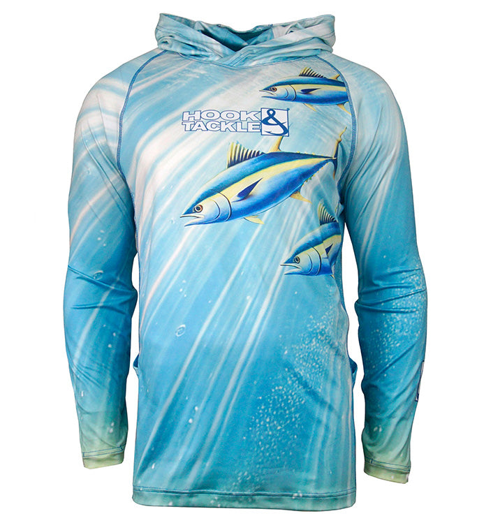 Cagoule de Pêche UV Homme Tuna Abyss avec Guêtre Intégrée