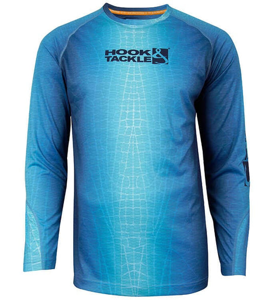 Chemise de pêche anti-UV à manches longues Fractal Skin pour homme