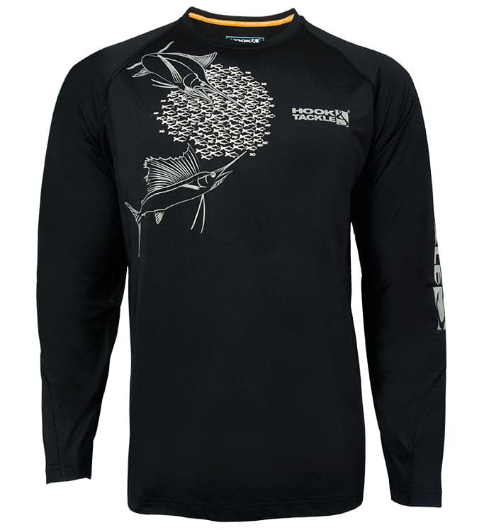 Chemise de pêche anti-UV ventilée à manches longues Feeding Frenzy pour homme