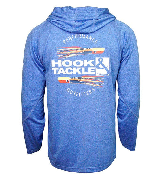 T-shirt à capuchon de pêche anti-UV pour hommes Offshore Lures à manches longues (TP-2TG)