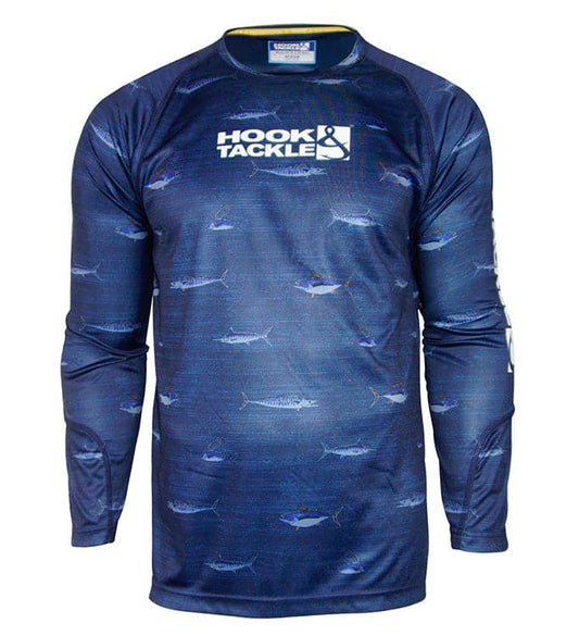 T-shirt de pêche anti-UV manches longues homme Offshore Fish