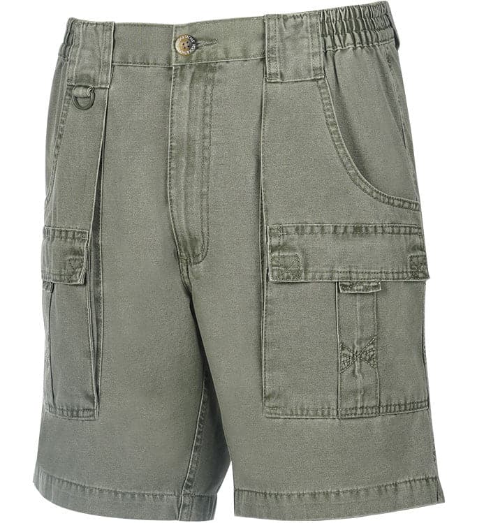 Short de pêche en toile cargo « Beer Can Island » pour homme
