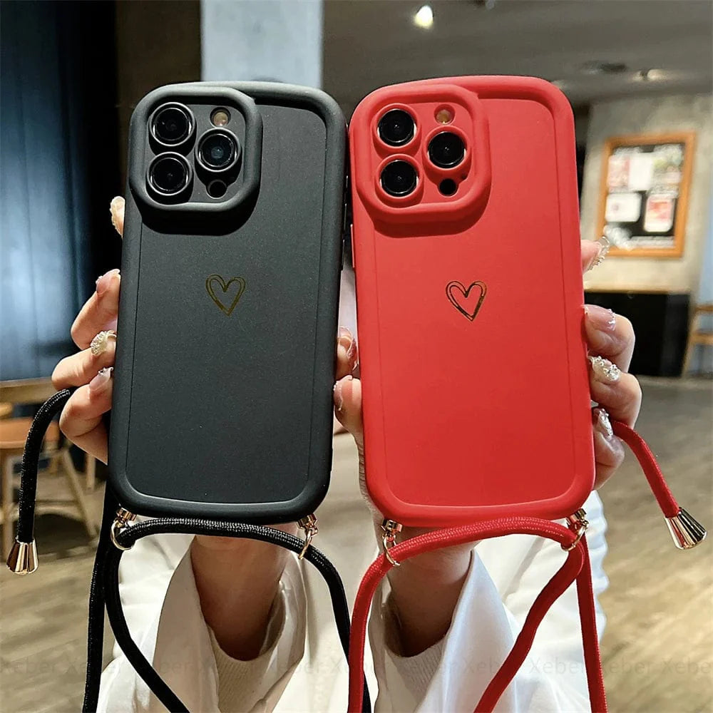 HeartLink Crossbody iPhone Case