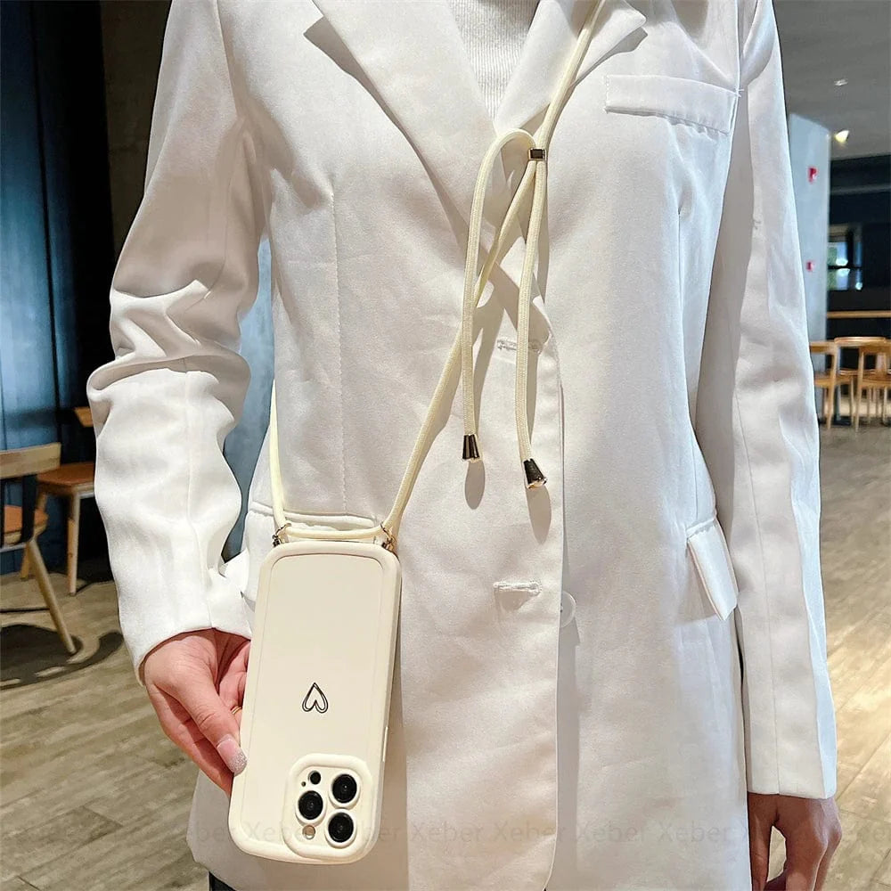 HeartLink Crossbody iPhone Case