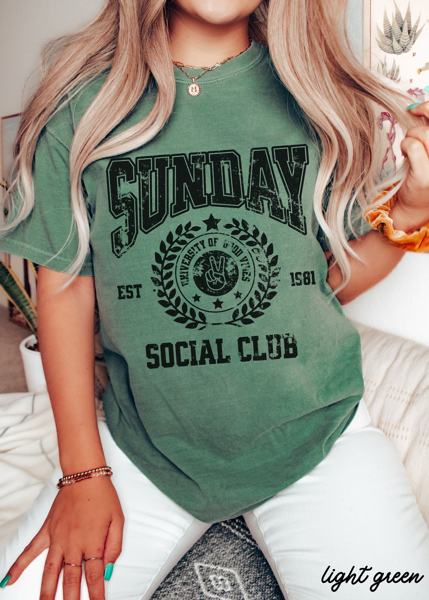 Sunday Social Club Tee *10 Colors (S-3X)