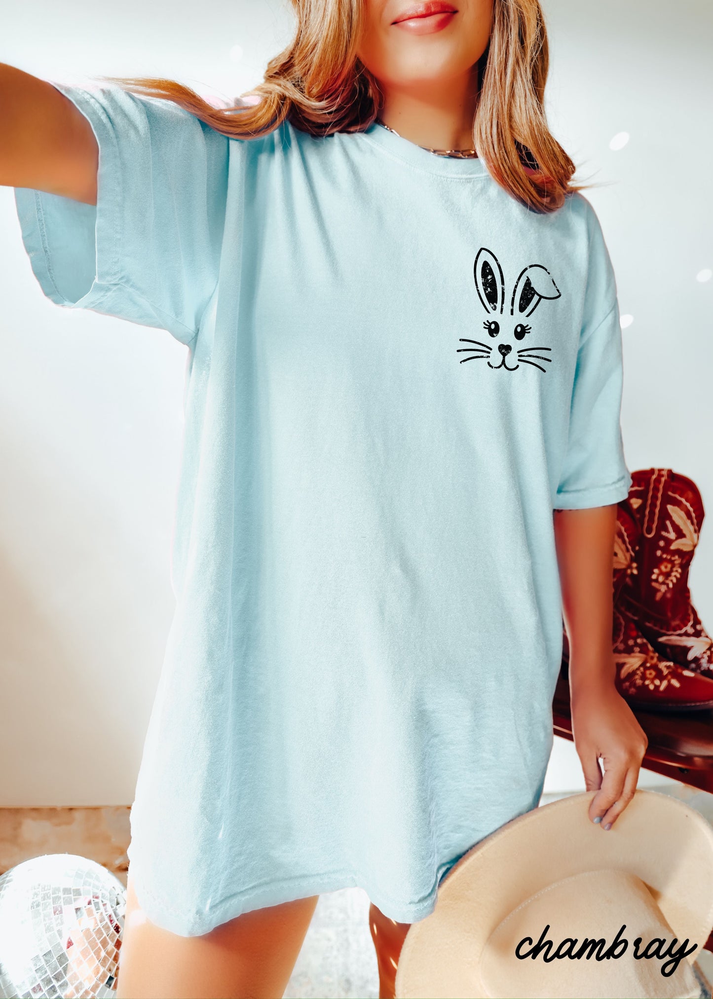 Pocket Bunny Comfort Colors Tee *15 Colors (S-3X)