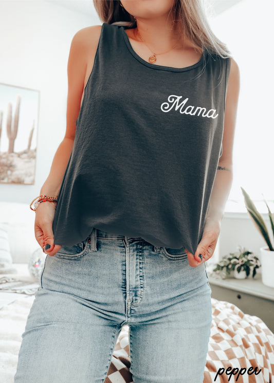 Mama Pocket Tank *5 Colors (S-3X)