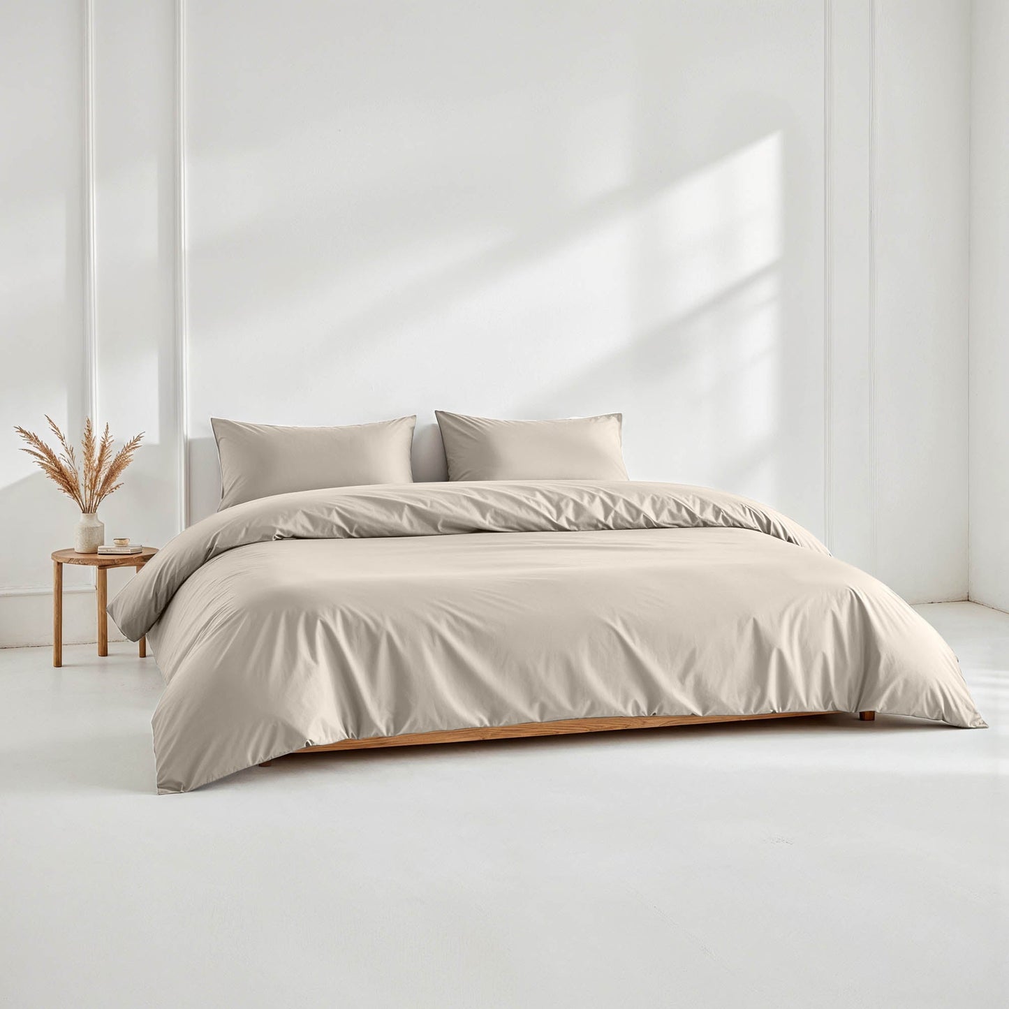Parure de lit de luxe en satin de coton australien