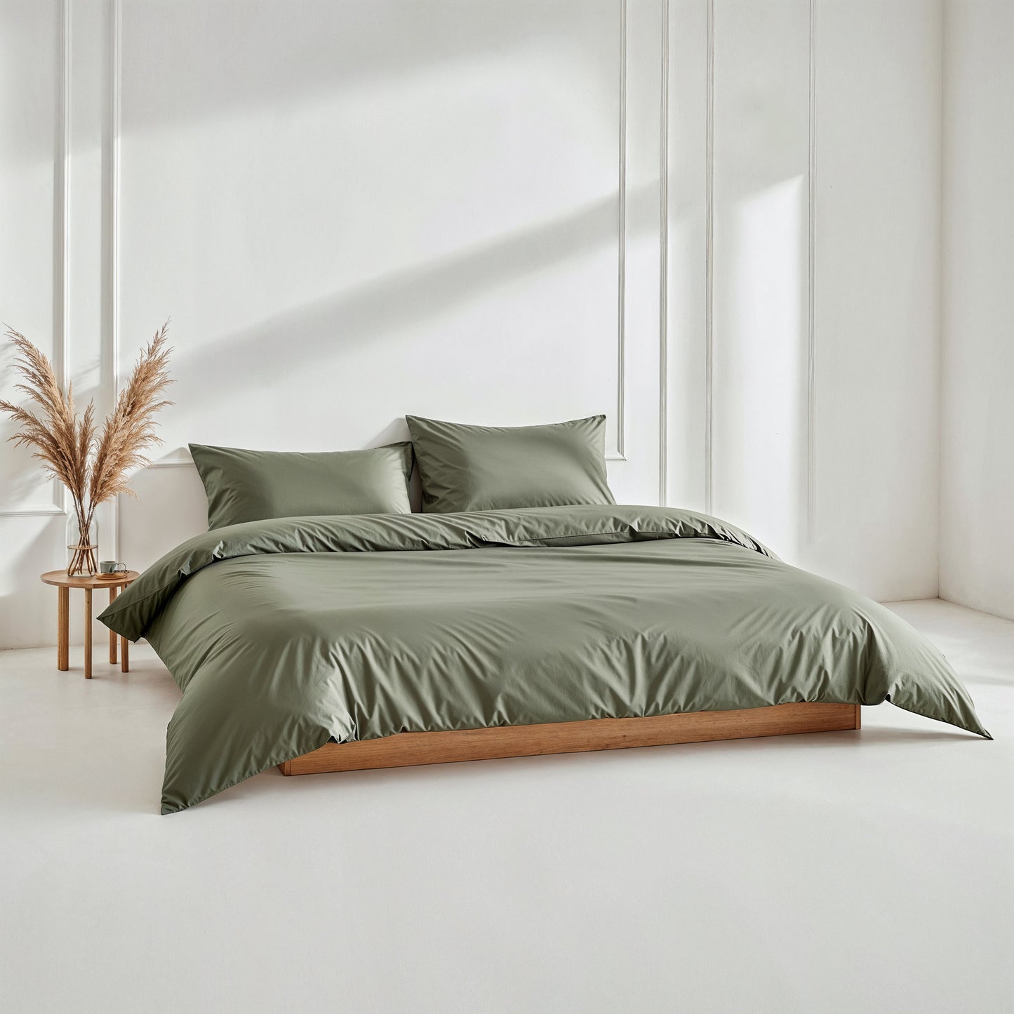 Parure de lit de luxe en satin de coton australien