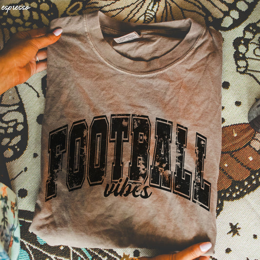 Football Vibes Tee *14 Colors (S-3X)