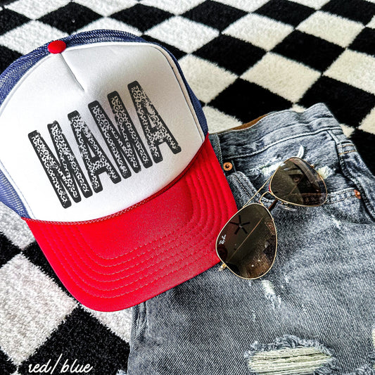 Leopard Mama Trucker Hat *8 COLORS