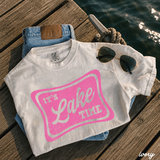 Lake Time Tee *16 Colors (S-3X)