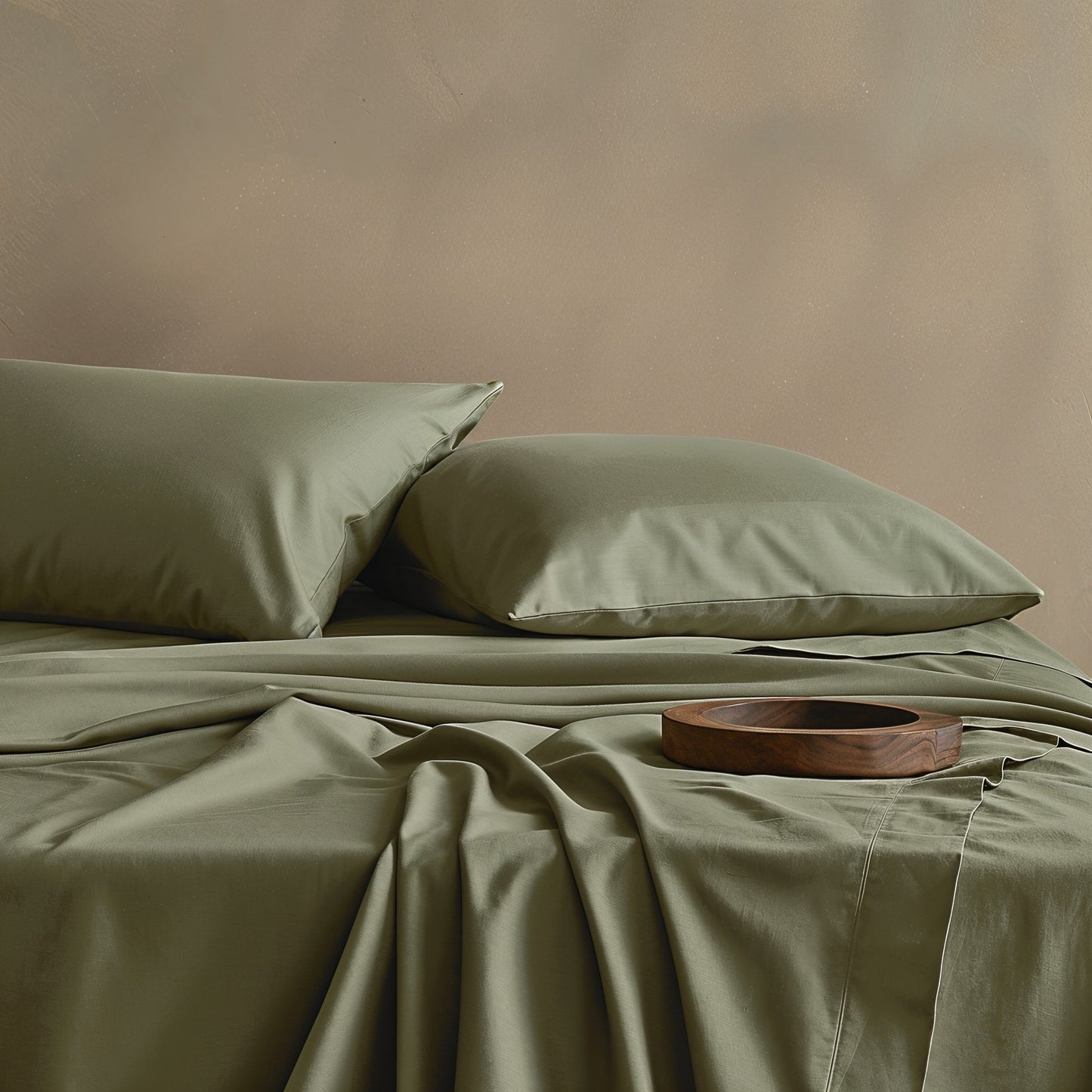 Parure de lit de luxe en satin de coton australien