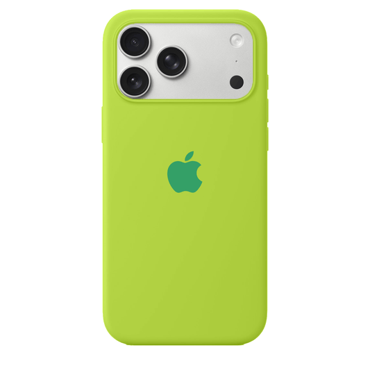 iPhone Silicone Case (Fluorescent Green)
