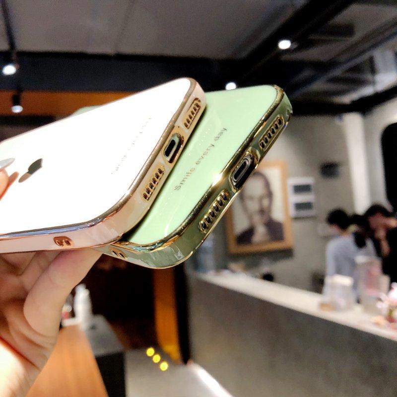 Protective Electroplated Love Heart iPhone Case