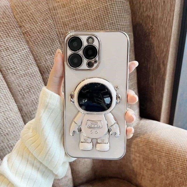 Electroplated Astronaut Folding iPhone Case