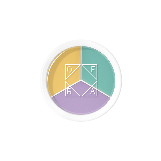 Corrector Tri-Pot - Yellow, Lilac, Mint